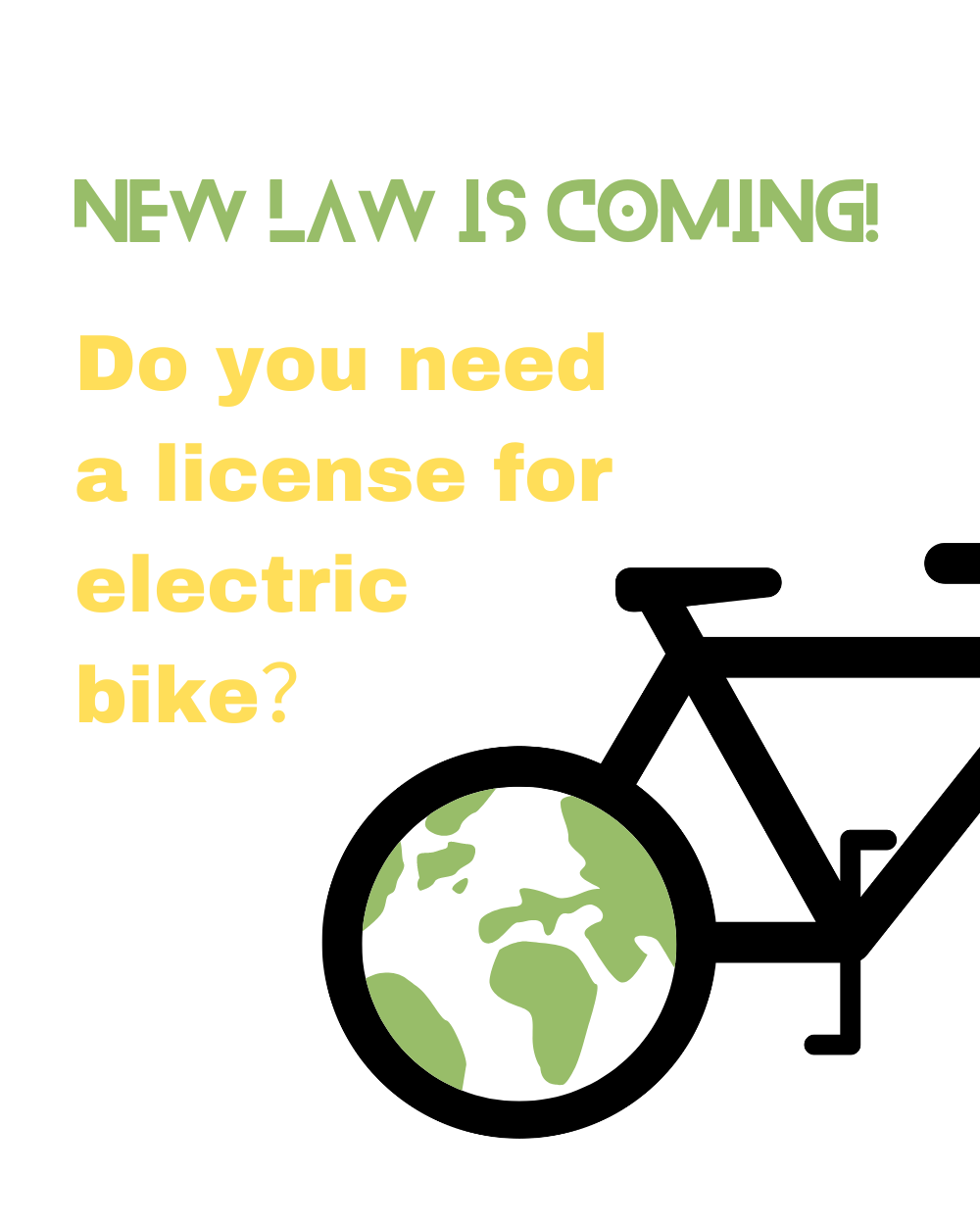 New law is coming! Do you need a license for electric bike？