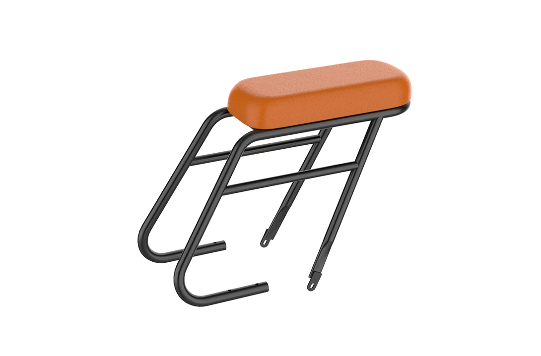 Passenger Rack has comfortable and soft orange cushions